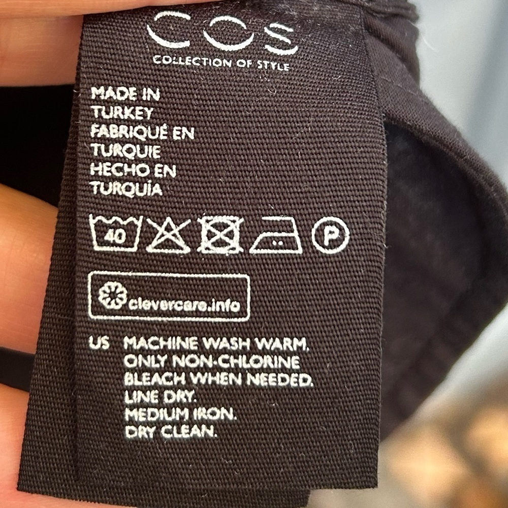 COS A-Line Dress With Front Pleat, size 4 - Picture 9 of 10